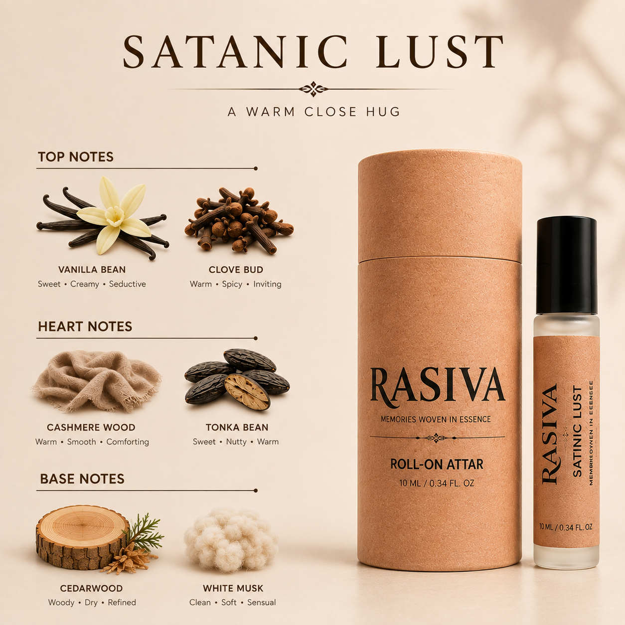 Rasiva Satanic Lust – 10ml Roll On (Alcohol Free) - Image 3